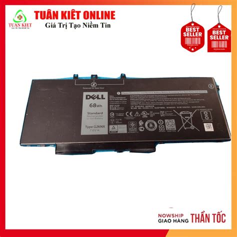 Pin Laptop Dell Latitude E5480 5580 E5490 Precision 3520 GJKNX Battery