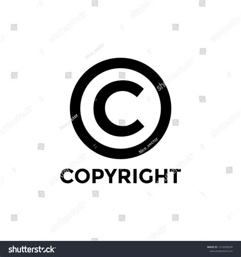 White Copyright Symbol