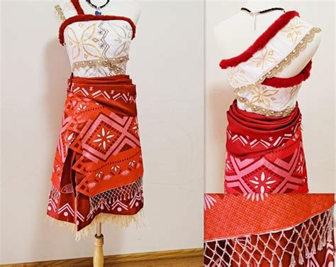 Handmade Cosplay Moana Dress Moana 2 Cosplay Costume Outfits Etsy