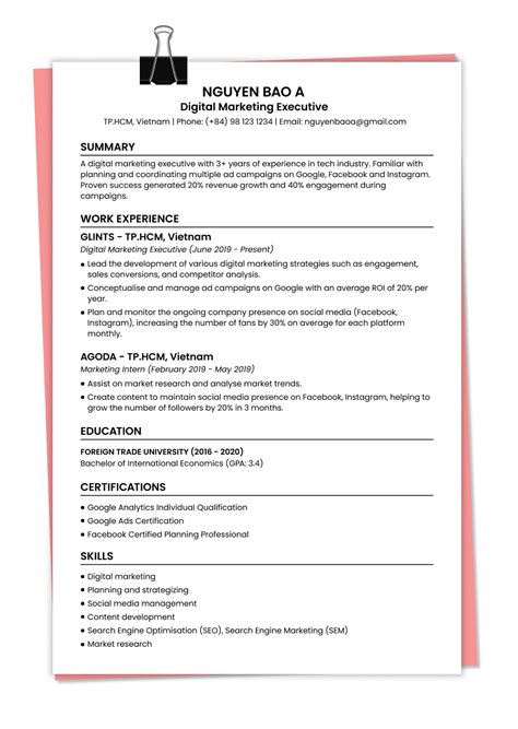 Hướng Dẫn Chi Tiết Và Trọn Bộ Mẫu CV Xin Thực Tập Cover Letter Email