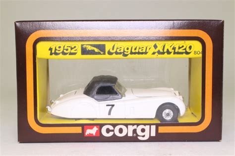 Corgi C Jaguar Xk Roadster Soft Top White Black Hood Rn