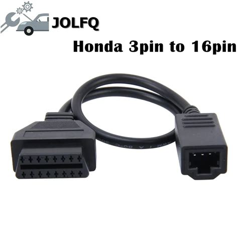 2018 Best Quality For Honda Obd Cable Obd 2 Cable For Honda 3pin Obd1 Adapter Obd2 Obdii For