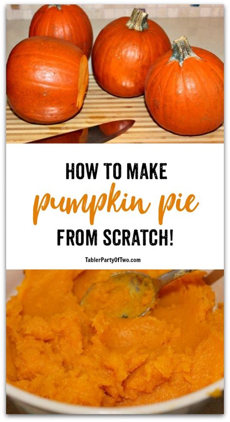 Homemade Pumpkin Puree For Scratch Pumpkin Pie