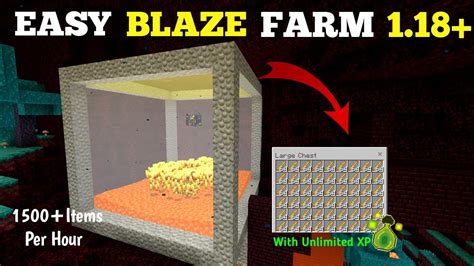 Best Blaze And Xp Farm In Minecraft 1 18 Bedrock Java PS4 Pc 1 18