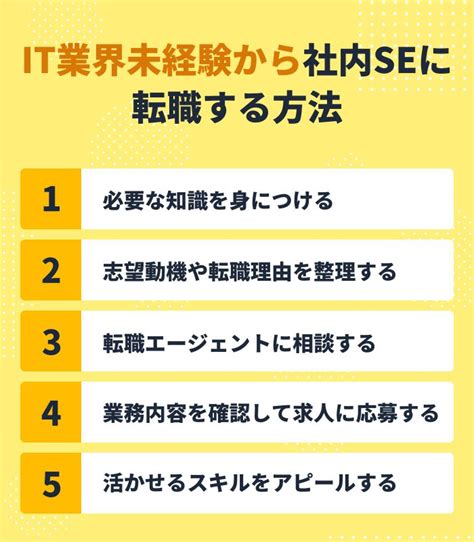 社内se未経験から転職するには？it業界未経験・実務未経験に分けて解説！ イーデス