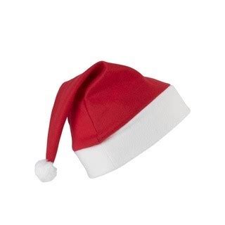 Gorro Papai Noel Adulto Touca Chapéu Natalino Natal Feltro Vermelho