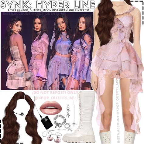 AESPA SYNK HYPER LINE INSPIRED OUTFIT 1 2 KPOP OUTFITS MV ON