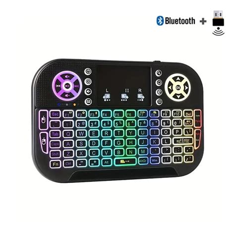 Mini Bluetooth Keyboard With Touchpad Ghz Backlit Keyboard Ido Lk