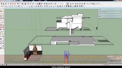 Curso SketchUp Básico Gratuito 30 40 Modelando uma churrasqueira YouTube