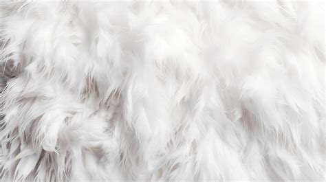 Premium AI Image | White fluffy fur with a rough texture