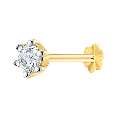 Diamond Nose Pin Single Stone