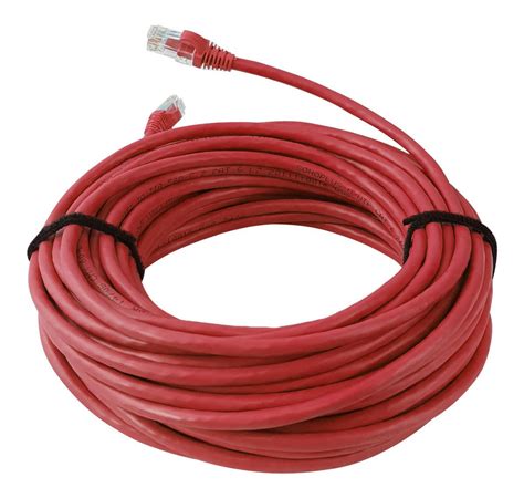 Cabo Rede Cat6 Vermelho Rj45 Crimpado Furukawa Sohoplus 20m