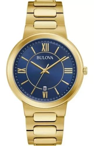 Reloj Bulova Hombre Números Romanos Fechador Original