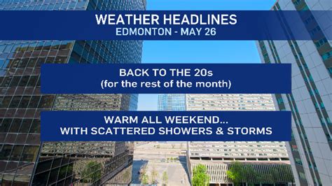 Edmonton Weather For May 24 Warm Again CTV News