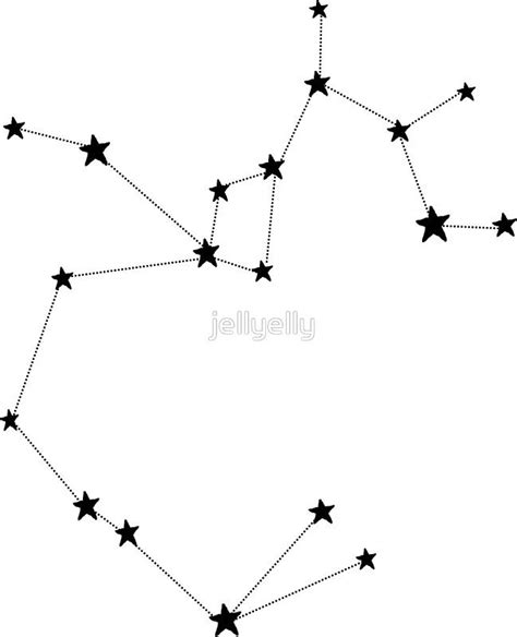 Constellation Sagittarius Sticker By Jellyelly