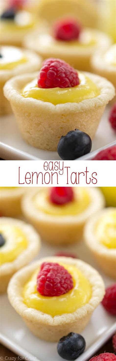 Easy Lemon Tarts Crazy For Crust