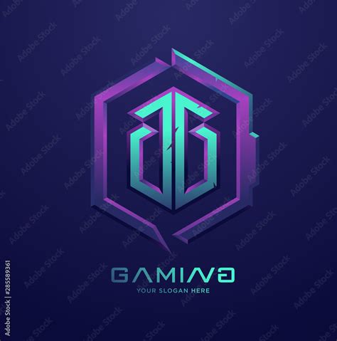 GG letter monogram, 3d gaming Esports logo illustration Stock Vector ...