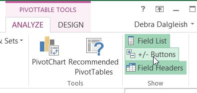 How To Expand And Collapse Pivot Table Fields Levels