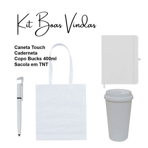 Kit Boas Vindas Personalizado Ecobag Produtos Elo