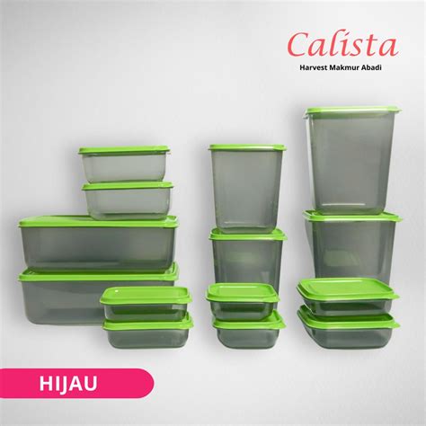 Jual CALISTA FOOD KONTAINER SET OTARU ISI 14 WADAH SAYUR WADAH