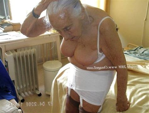 Older Grandmother Annabelle Getting Naked