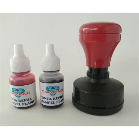 Jual Tinta Refill Stampel Flash Tinta Isi Ulang Stempel Otomatis