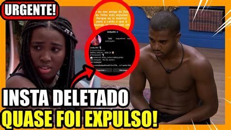 BBB 24 LEIDY TEM O INSTA DELETADO DAVI VAI CAG4R NAS ROUPAS DA