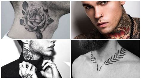 Tatuajes En El Cuello Para Hombres ¡42 Ideas Sensuales Y Atrevidas