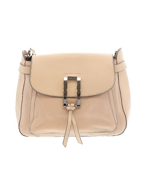 Louise Et Cie 100 Leather Solid Colored Tan Leather Satchel One Size