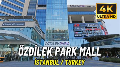 Stanbul Turkiye Levent Zdilek Park Mall Walking Tour K Ultra Hd