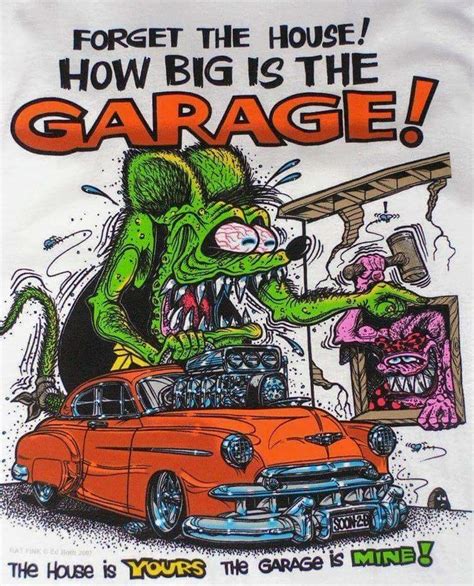 Pin By Calvin Mcfatridge On Rat Fink Garage Art Cartoon Rat