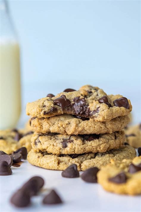 Chocolate Chip Oat Flour Cookies Soft And Chewy Tastes Just Like Mom S Soft Cookie Gluten