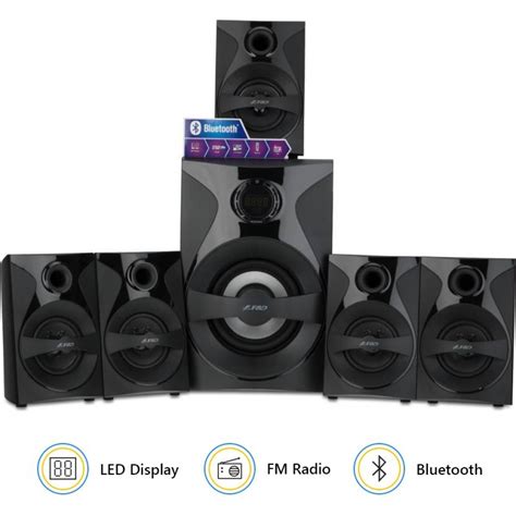 Buy F&D F3800X 80 W Bluetooth Home Theatre (Black, 5.1 Channel)