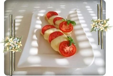 Tomate Mozzarella Baguettes überbacken Rezept kochbar de