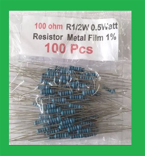 Jual Qty Pcs Resistor Ohm R Ohm Watt Metal Film Di