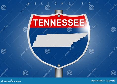 Tennessee Road And Highway Map. Vector Illustration | CartoonDealer.com #278049548