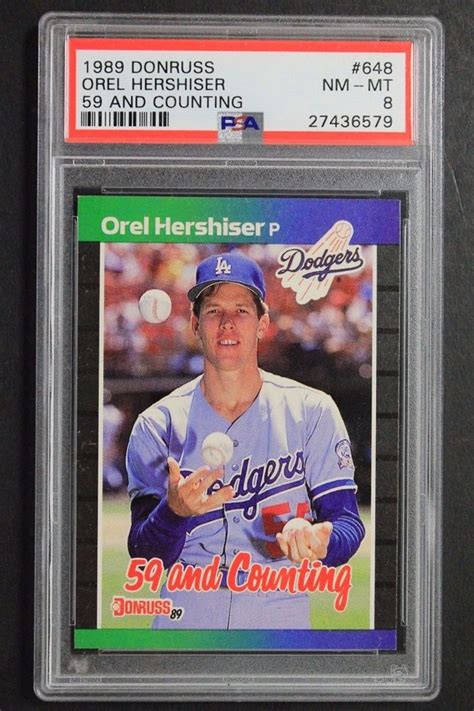 Auction Prices Realized Baseball Cards Donruss Orel Hershiser