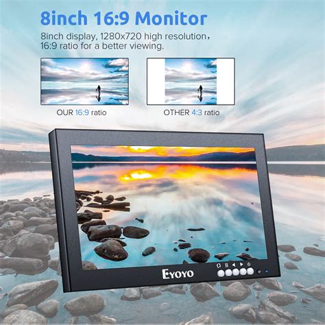 Eyoyo Inch Small Hdmi Lcd Monitor Portable X Ips Metal