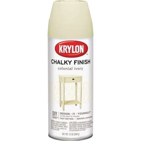 Krylon Chalky Finish Spray Paint Colonial Ivory Oz Ralphs