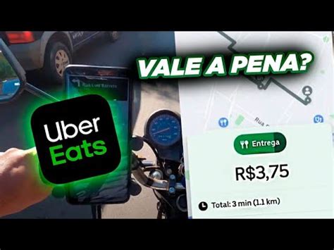 Uber Eats Flash Moto Fazendo Entregas Motovlog O Curioso