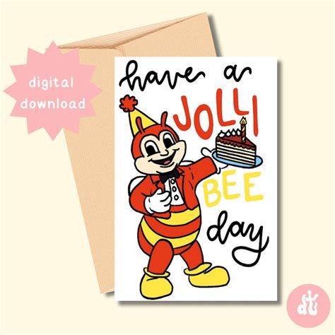 Jollibee Invitation Etsy