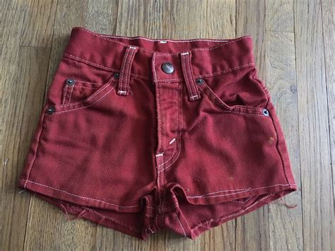 Vtg S S Levis High Waist Cut Off Denim Jean Short Shorts Youth