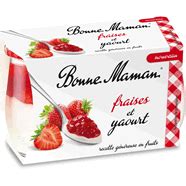 Bonne Maman Yaourts Sucr S Sous Lit De Fraise X G Chronodrive