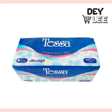 Jual Tessa Tisu Wajah Sheets Ply Natural Soft Interfold Facial