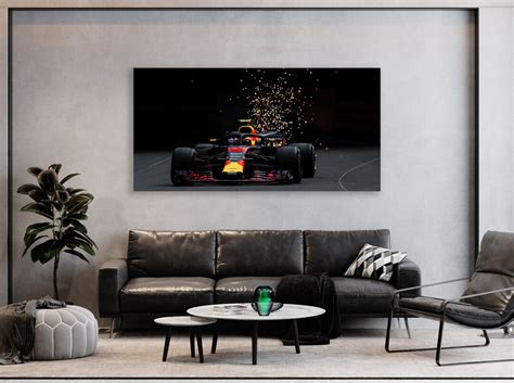 Formula 1 Wall Art, Huge Canvas Home Decor, F1 Lovers Gift, Formula 1 ...