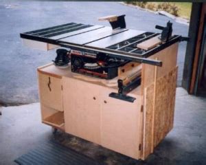 Homemade Table Saw Stand and Cabinet - HomemadeTools.net