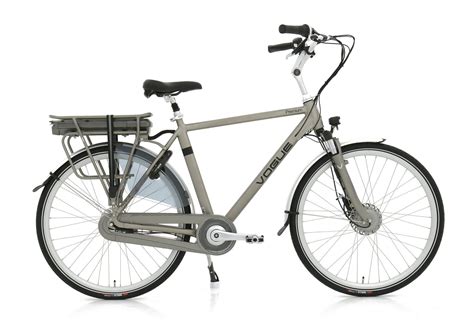 Vogue Elektrische Fiets Premium Heren Mat Grijs 56cm 7sp 2023 Fietsmaster