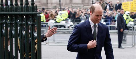 El Pr Ncipe Guillermo Acude En Solitario Al Funeral De Thomas Kingston