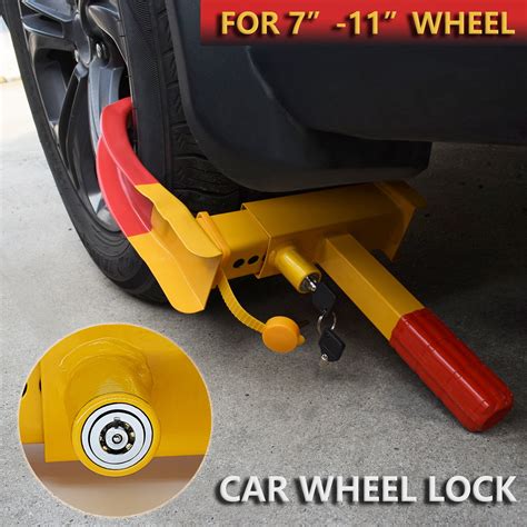 Autoxbert Anti Theft Wheel Lock Clamp Claw Boot Tire Trailer Auto Truck