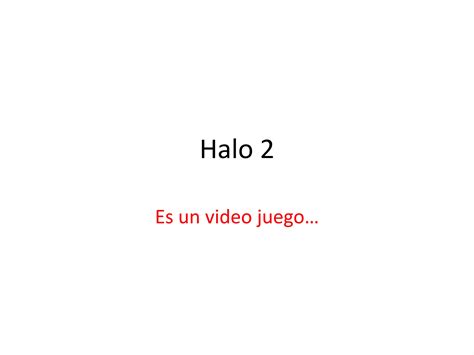 Halo 2 Ppt